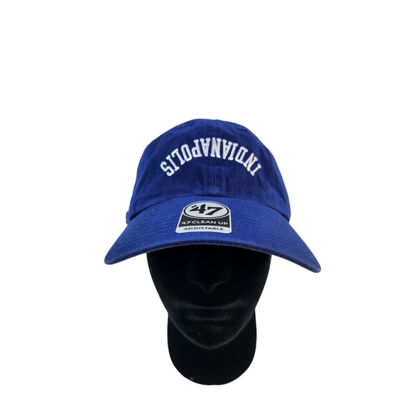 ‘47 Brand Other - Indianapolis Colts '47 Brand White Reversed Script Hitch Snapback Adjustable Hat